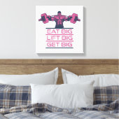 Essen Sie große Lift zu groß Leinwanddruck (Insitu (Schlafzimmer))