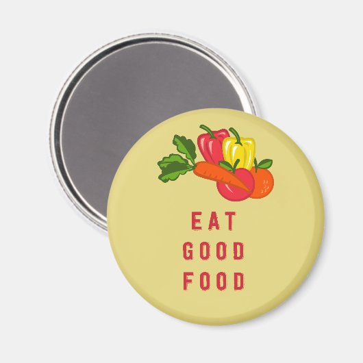 Essen Sie gut Magnet (Vorderseite/Rückseite)