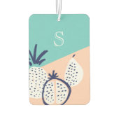 Essen Sie gut reisen oft Chic Tropical Fruit Monog Autolufterfrischer (Rückseite)