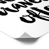 Essen Sie gut reisen oft Poster (Ecke)