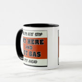 Essen Sie hier und erhalten Sie Gas Tasse (Vorderseite Links)