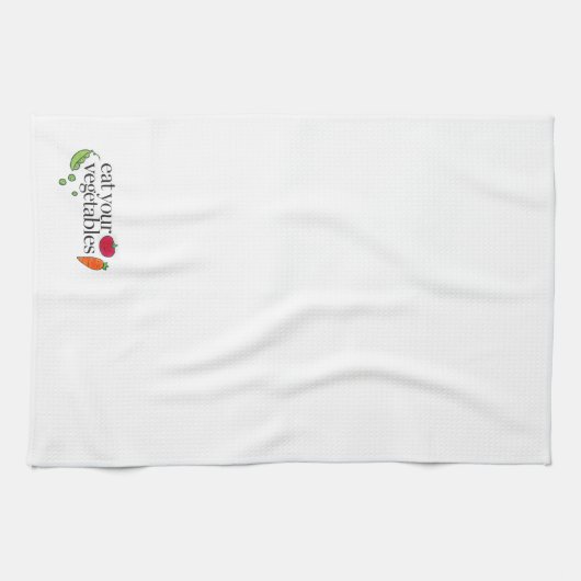 Essen Sie Ihr Gemüse Handtuch (Horizontal)