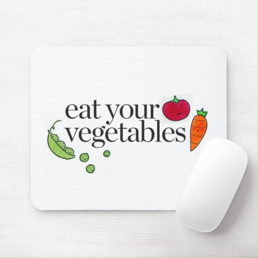 Essen Sie Ihr Gemüse Mousepad (Mit Mouse)