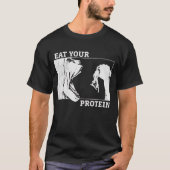 Essen Sie Ihr Protein Aot T-Shirt (Vorderseite)