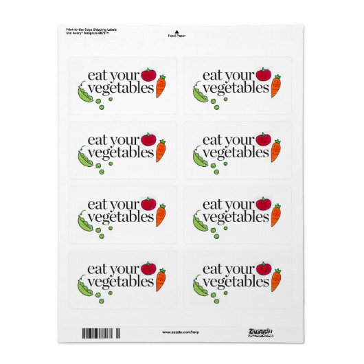 Essen Sie Ihre Gemüse (Vorne)