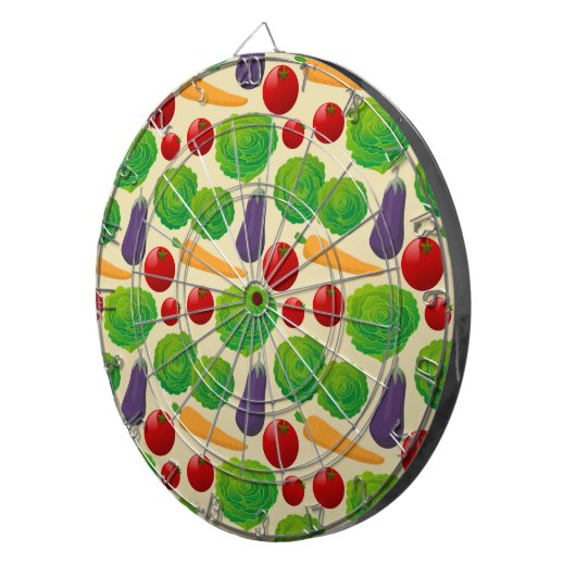 Essen Sie Ihre Gemüse Dartscheibe (Vorderseite rechts)