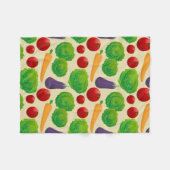 Essen Sie Ihre Gemüse Fleecedecke (Vorderseite (Horizontal))