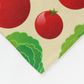 Essen Sie Ihre Gemüse Fleecedecke (Ecke)