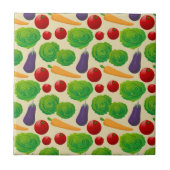 Essen Sie Ihre Gemüse Fliese (Vorderseite)