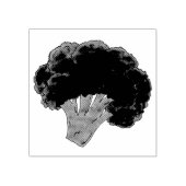 Essen Sie Ihre Gemüse grüner Broccoli-Brunch Gummistempel (Prägung)