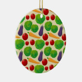 Essen Sie Ihre Gemüse Keramik Ornament (Rechts)