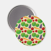 Essen Sie Ihre Gemüse Magnet (Vorderseite/Rückseite)