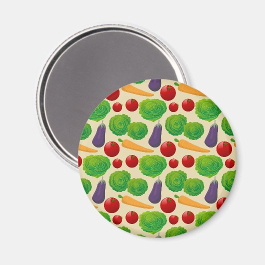 Essen Sie Ihre Gemüse Magnet (Vorderseite/Rückseite)