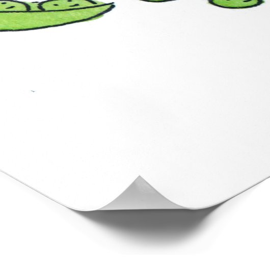 Essen Sie Ihre Gemüse Poster (Ecke)