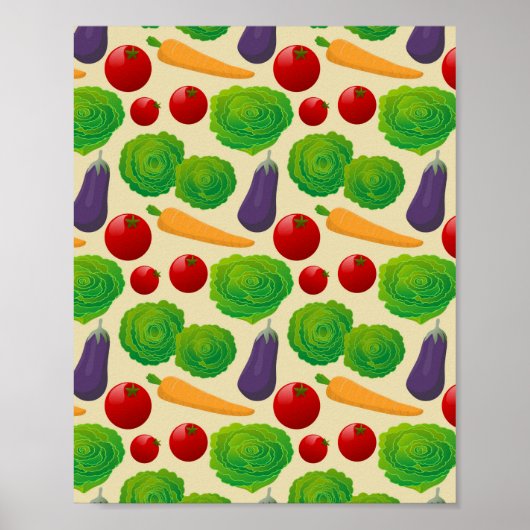 Essen Sie Ihre Gemüse Poster (Vorne)