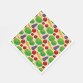 Essen Sie Ihre Gemüse Serviette (Ecke)