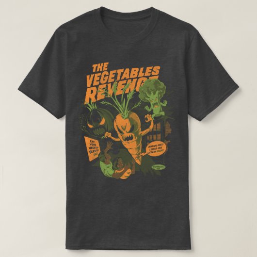 Essen Sie Ihre Gemüse T-Shirt (Design vorne)