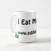 Essen Sie Ihre Rasen-Tasse Kaffeetasse (Vorderseite Links)