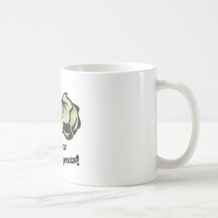 Essen Sie Ihre Rosenkohl Kaffeetasse