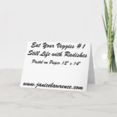 Essen Sie Ihre Veggies #1 Karte (Rückseite)