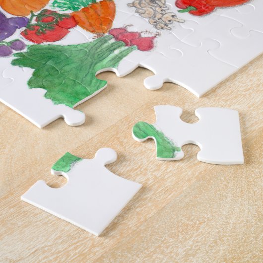 Essen Sie Ihre Veggies (die Gemüseillustration Puzzle (Seite)