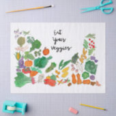 Essen Sie Ihre Veggies (die Gemüseillustration Seidenpapier (Basteln)