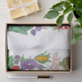 Essen Sie Ihre Veggies (die Gemüseillustration Seidenpapier (Geschenk)