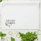Essen Sie Ihre Veggies Küchentuch (Gefaltet)