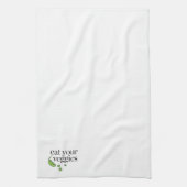 Essen Sie Ihre Veggies Küchentuch (Vertikal)