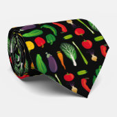 Essen Sie Ihre Veggies Multi-Gemüse Krawatte (Gerollt)