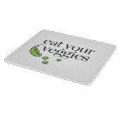 Essen Sie Ihre Veggies Schneidebrett (Ecke)