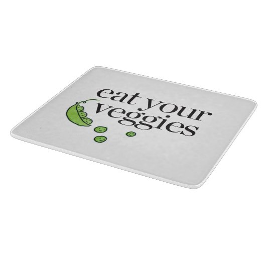 Essen Sie Ihre Veggies Schneidebrett (Ecke)
