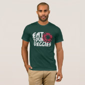 essen Sie Ihre Veggies T-Shirt (Vorne ganz)