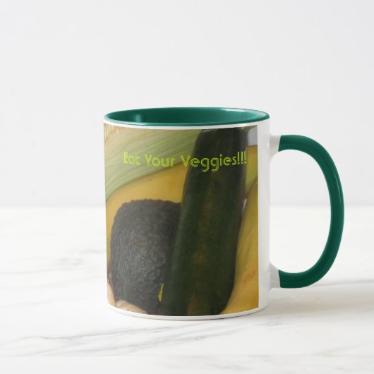 Essen Sie Ihre Veggies-Tasse Tasse (Rechts)