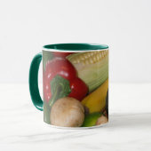 Essen Sie Ihre Veggies-Tasse Tasse (Vorderseite Links)