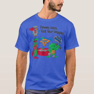 Essen Sie Ihre Veggies Veganer Bildung T-Shirt
