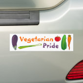 Essen Sie Ihren Veggies-vegetarischen Autoaufkleber (Auf Auto)
