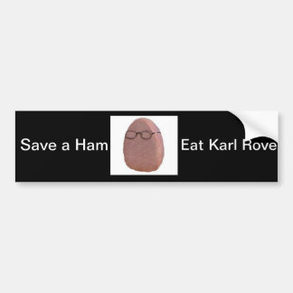 Essen Sie Karl Rove Autoaufkleber