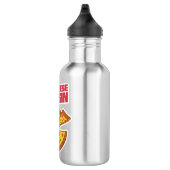 Essen Sie Käse und Sin Edelstahlflasche (Rechts)