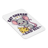 Essen Sie Käse und Sin Magnet (Rechte Seite)