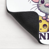 Essen Sie Käse und Sin Mousepad (Ecke)
