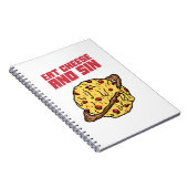 Essen Sie Käse und Sin Notizblock (Rechte Seite)