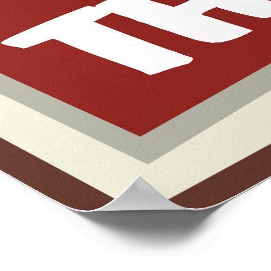 Essen Sie kein Kohlenstoff? Poster (Ecke)