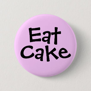 Essen Sie Kuchen Button