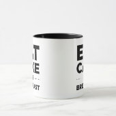 Essen Sie Kuchen für Frühstücks-Tasse Tasse (Zentrum)