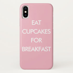 ESSEN SIE KUPCAKEN FÜR DAS FRÜHSTÜCK Pink iPhone C Case-Mate iPhone Hülle