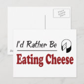 Essen Sie lieber Käse Postkarte (Vorne/Hinten)