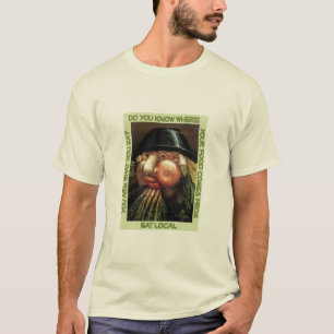Essen Sie lokales T-Shirt