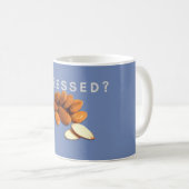 Essen Sie Mandeln für gesunde Stress Kaffeetasse (VorderseiteRechts)