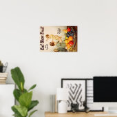 ESSEN SIE MEHR FRUIT-Plakat Poster (Heimbüro)